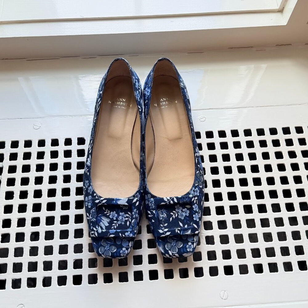 Anne Mashburn floral pumps size 38 1/2